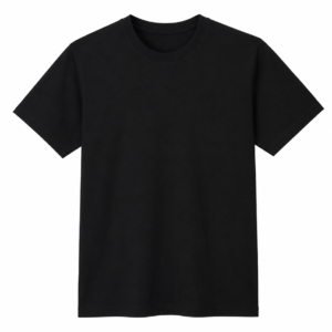 Premium Black Crew Neck T-Shirt